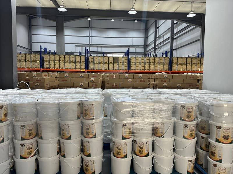 Inbound goods staged for quality inspection